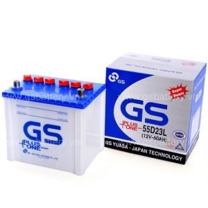 ẮC QUY (KHỞI ĐỘNG) GS 12V-60Ah, 55D23L