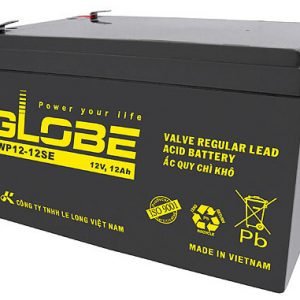 ẮC QUY KÍN KHÍ (VRLA AGM) GLOBE 12V-12Ah, (WP12-12SE; WP12-12NSE)