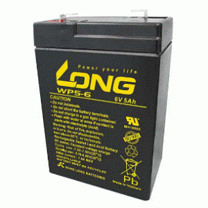 ẮC QUY KÍN KHÍ (VRLA AGM) LONG 6V-5Ah, WP5-6