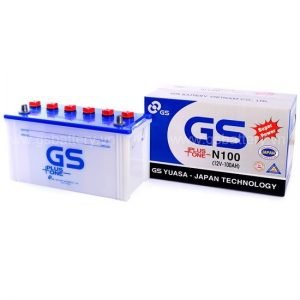 ẮC QUY (KHỞI ĐỘNG) GS 12V-100Ah, N100, 95E41R