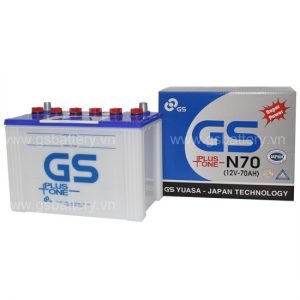 ẮC QUY (KHỞI ĐỘNG) GS 12V-70Ah, N70 (65D31R)